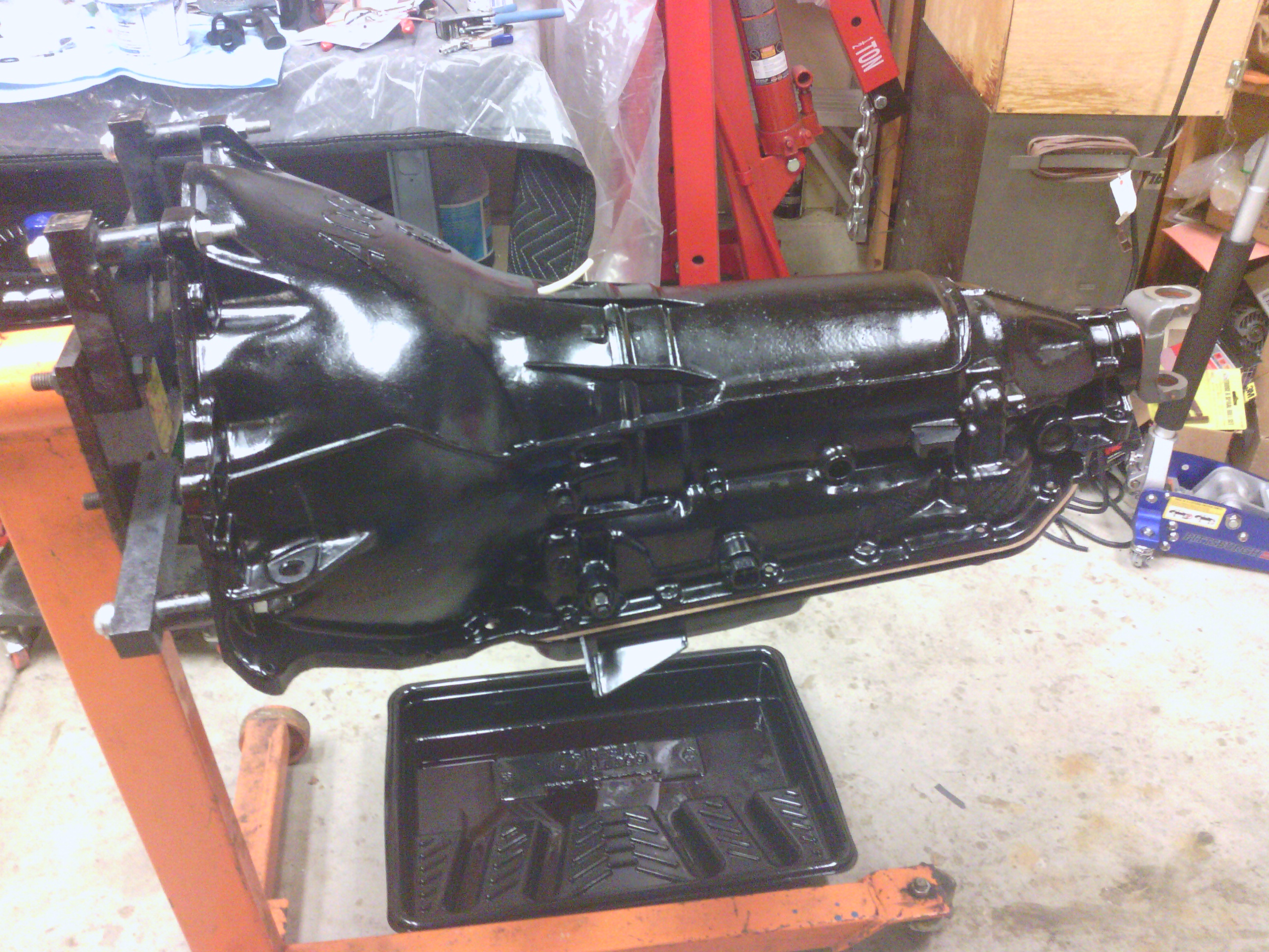 The H200-4R transmission is done!  This  unit has been built to withstand up to 400hp.
